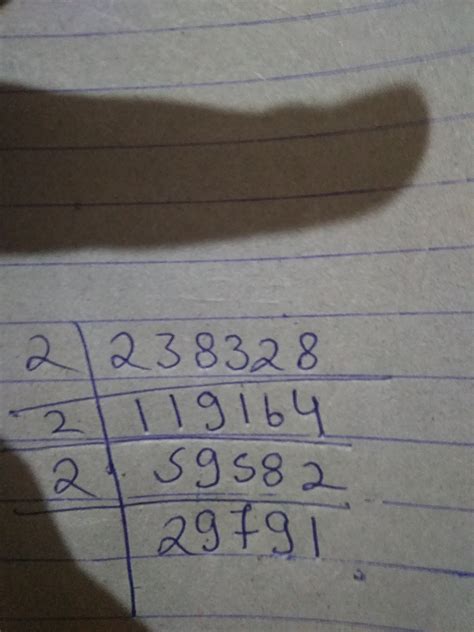 How to find cube root of 238328 with prime factorisation method ...