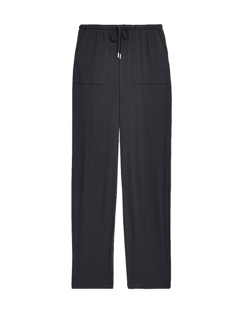 Buy Jersey Drawstring Tapered Trousers at Marks & Spencer