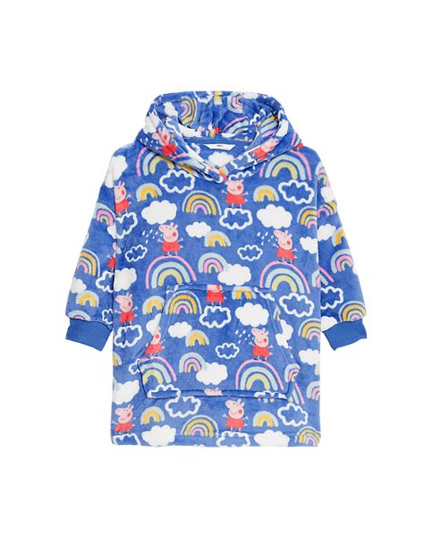 Buy Peppa Pig™ Oversized Fleece Hoodie (3-8 Yrs) at Marks & Spencer