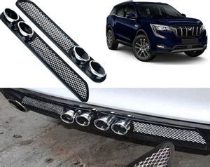 Selifaur Car Rear Dual Tip Bumper Lip Diffuser For_ XUV 700 Car Beading ...