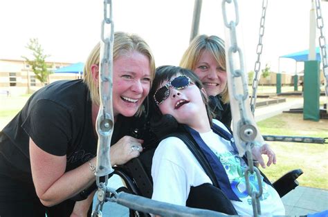 Katy's Odessa Kilpatrick Elementary adds wheelchair swing to playground