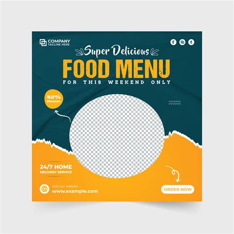 Blue Background Menu Design at Sara Gardner blog