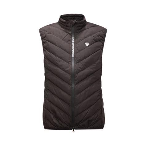 9667AP smanicato uomo EMPORIO ARMANI man down waistcoat black