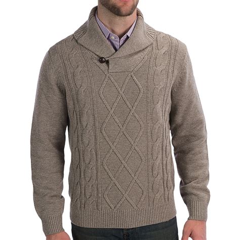 Cable Knit Sweater With Collar at Jasper Vogel blog