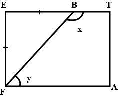 The exterior angle of a triangle is equal to the sum of two