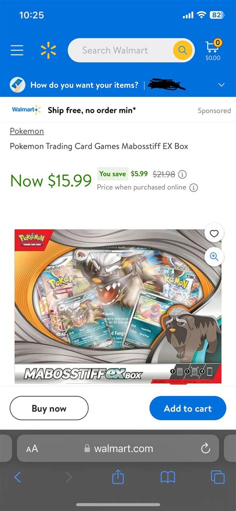Mabosstiff EX box at Walmart for $15.99 ($6 off) : r/PKMNTCGDeals