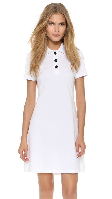Collared Shirt Dress White
