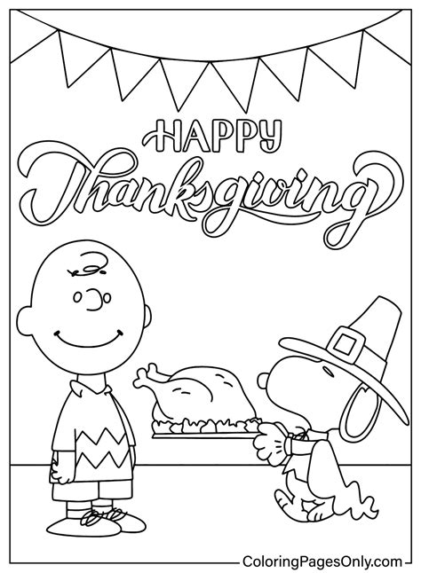 Printable Coloring Pages For Thanksgiving - prntbl ...