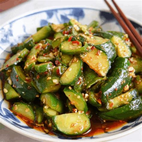 Spicy Smacked Cucumber Salad – 10-Minute Easy Recipe - Forever Feeding