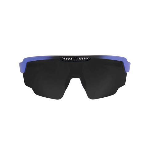 SASA Raptor Matte Blue/Black Frame Black Smoke Lens Sports Sunglasses ...