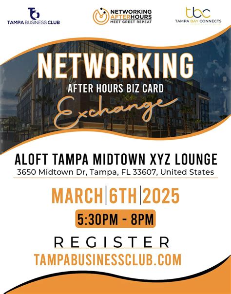 Networking Biz Card Exchange at XYZ Longe Aloft Midtown. Free ...