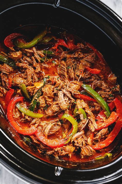 Crock-Pot Steak Fajita Recipe – Slow Cooker Steak Recipe — Eatwell101