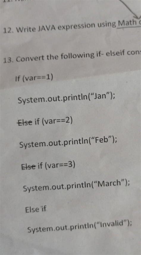 13. Convert the following if-elseif construct into switch -case: If ...