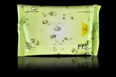 Single Wipes - Pipal Refreshing Wipes - Single Wipe Pack Manufacturer ...