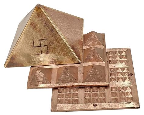 Buy Plus Value Pure Copper Pyramid Set for Vastu Remedies, Positive ...
