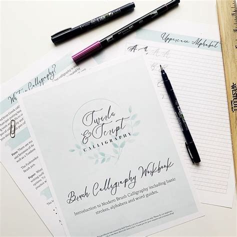 Brush Calligraphy and Ornament Lettering , Newberry Arts Center - NAC ...