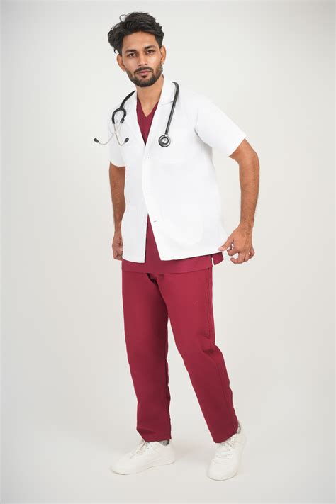 Short and Half Sleeves Apron (Male) – 3 Pocket Doctor Apron by Kunti ...