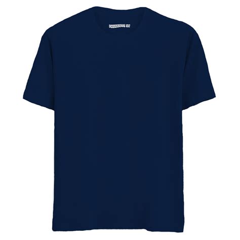 Solid Navy Blue Half Sleeves T-Shirt – Chirkutt