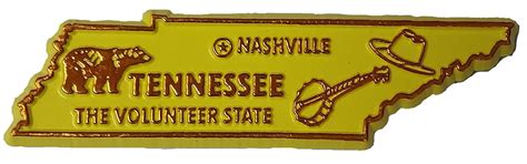 Buy Tennessee State 2D PVC Fridge Collector's Souvenir Magnet FMC ...
