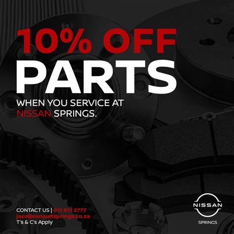 Get Nissan Genuine Parts | Nissan Springs