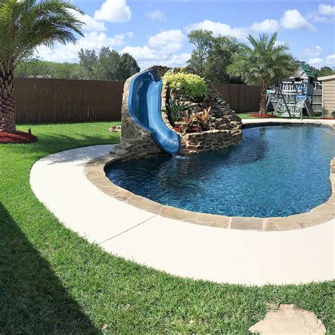 The Best In-Ground Pool Slides Make Your Yard the Official Party Spot ...