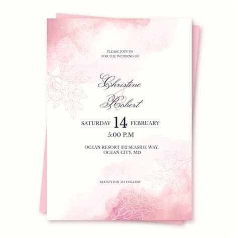 Pink invitation Images - Free Download on Freepik
