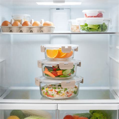 Nestro Pro Leakproof Food Containers Set Of 3 Round 400ml 600ml 950ml ...