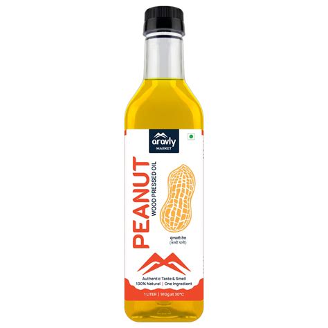 Wood Cold Pressed (Ghani) Peanut (Groundnut) Oil | Aravly Market