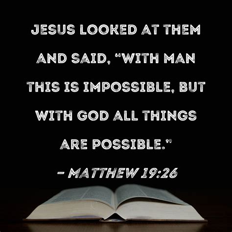 Matthew 19:26 Kjv