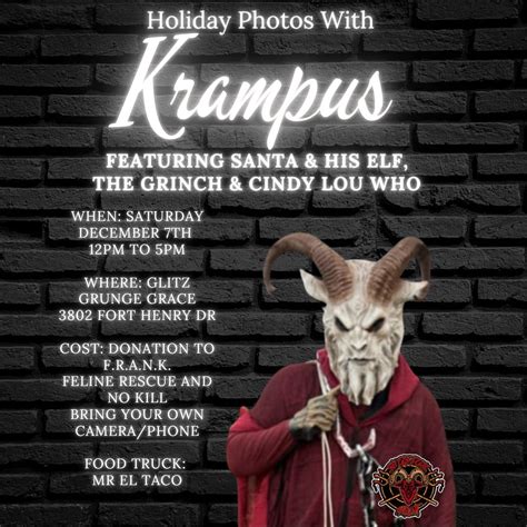 Holiday Photos With Krampus (Plus Santa & his Elf AND The Grinch with ...