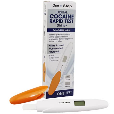 One Step: Digital Cocaine Urine Drug Testing Kit | Clear Yes/No Result ...