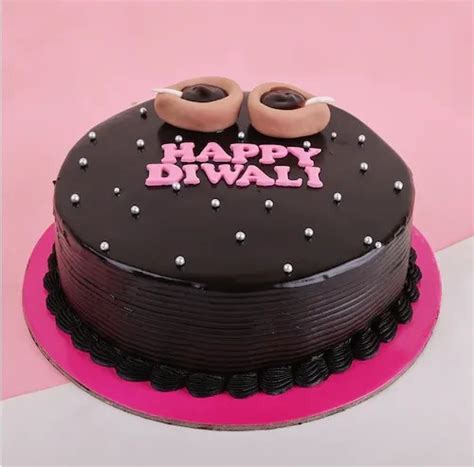 Cakes :: By Type :: Regular Cakes :: Diwali Chocolate Cake
