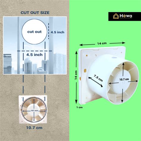 Hewa 4 inch100% copper Ventilation | 100% Copper Motor | Copper Motor ...