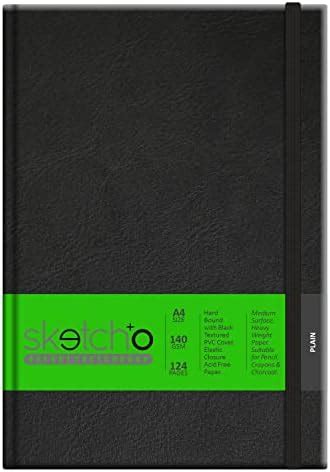 Brustro Artists Stitched Bound Sketch Book, A4 Size, 160 Pages, 110 GSM ...