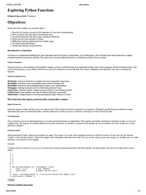 Image result for Creating Python Functions PDF