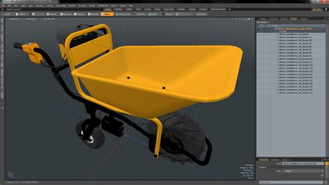 Electric Wheelbarrow with Bucket 3D | 3D Molier International