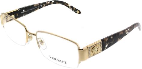 Buy Versace VE 1175B Eyeglasses w/ Gold Frame and Non-Rx 53 mm Diameter ...