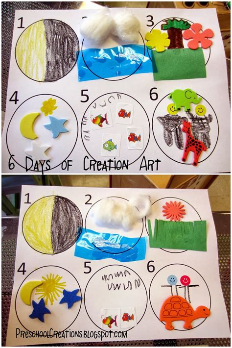 Preschool Creations: 6 DAYS OF CREATION ACTIVITIES