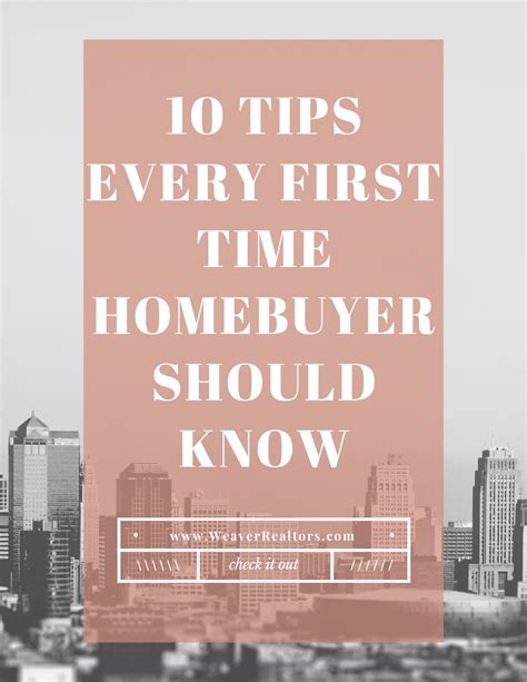 10 First-Time Homebuyer Tips