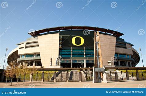 Autzen Stadium - Eugene or editorial image. Image of ucla - 26189270