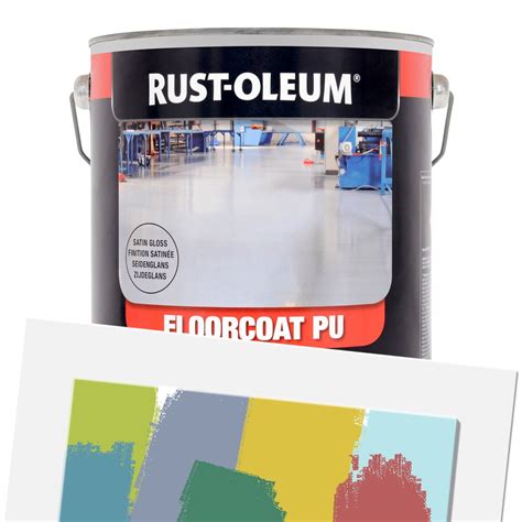 Rustoleum Floorcoat PU Satin (Tinted) 5L