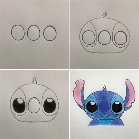 How to Draw Stitch: Easy Step-by-Step Art Lesson for Kids | Lilo and ...