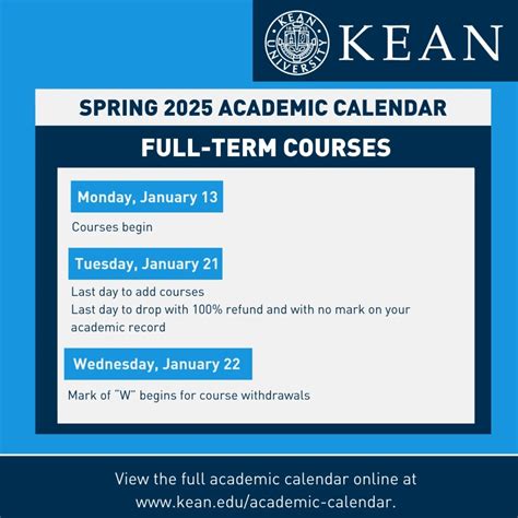Kean University Office of the Registrar | Get ready for the start of ...