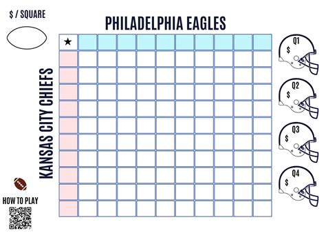 2026 Super Bowl Squares Printable Free | FREE Printables
