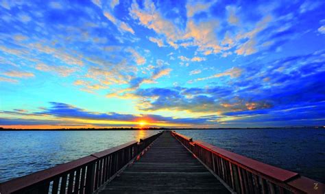Nature Wallpaper for wall Dazzling sunsets await you at Chesapeake Bay ...
