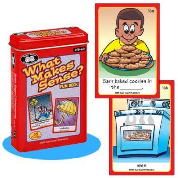 What Make Sense Fun Deck Cards (Grade K-4) (Flash Cards) | The Treasure ...