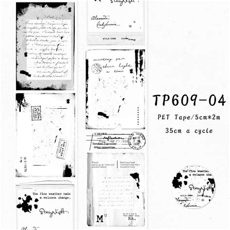 Poetic logic series PET Tape