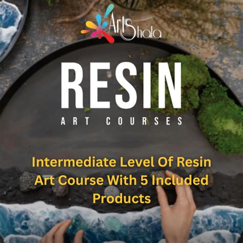 Buy Intermediate Resin Art Course Online from Arts Shala