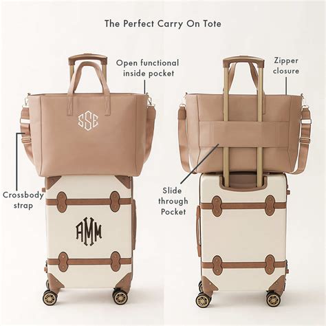 Personalized Carry On Tote Bag | Marleylilly