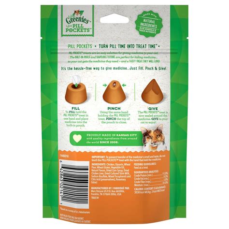 Greenies for Cats Pill Pockets Treats - OK Feed & Pet Supply